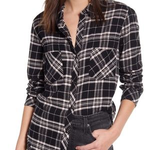 NWT Rails Leo Plaid Flannel Shirt in XS